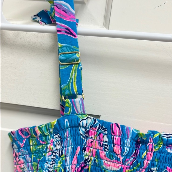 Lilly Pulitzer Kids Dress - Blue and Pink Floral - Picture 9 of 11